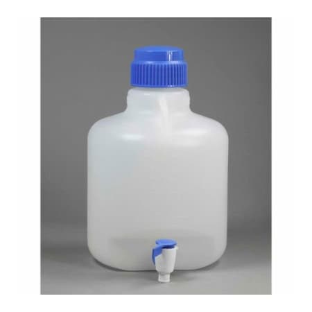 Bel-Art Bel-Art Autoclavable Carboy with Spigot 118460025, Polypropylene, 10 Liters, White, 1/PK 11846-0025
